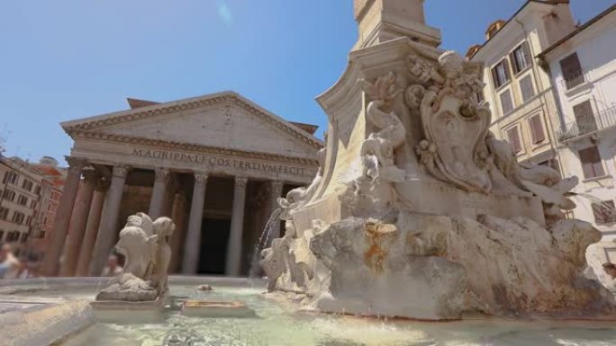 万神殿罗马，万神殿。意大利罗马万神殿的外观