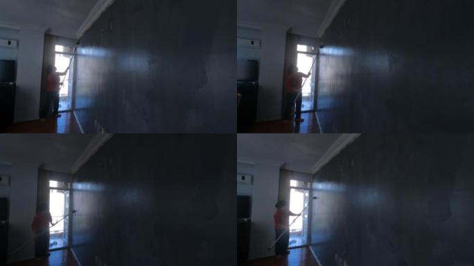 成年女性在家画墙视频