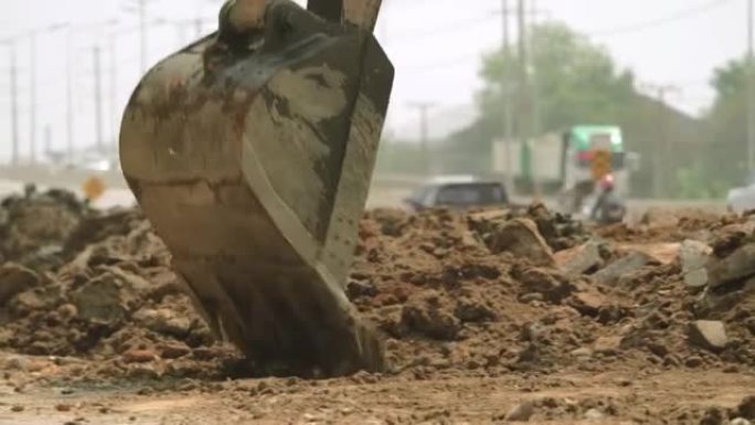 用于道路建设工程的重型设备