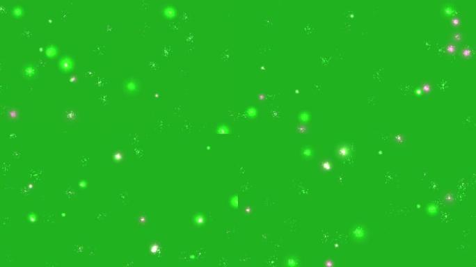 颜色火花绿色屏幕运动图形