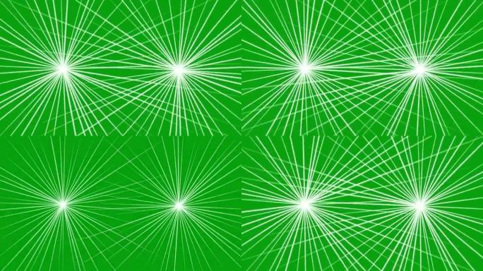 光线绿色屏幕运动图形