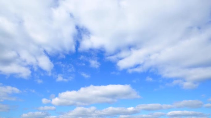 晴朗天空的风景穿云霞云朵彩云太阳光时间流