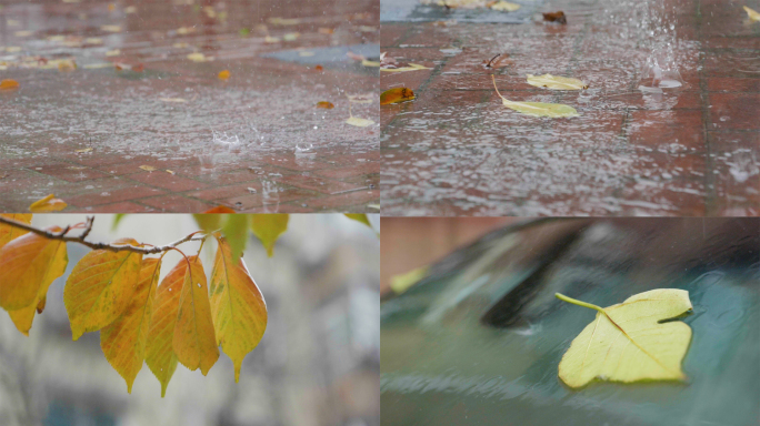 雨大雨暴雨下雨雨天雨滴雨水雨景情绪伤心