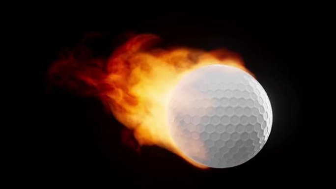 燃烧的高尔夫球环