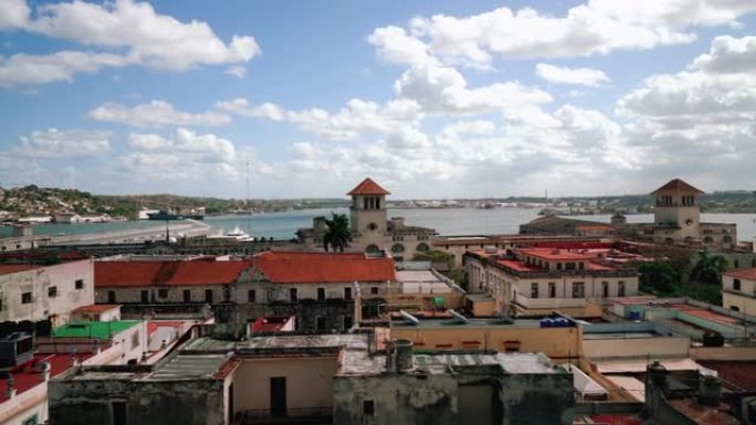 古巴哈瓦那港口景观