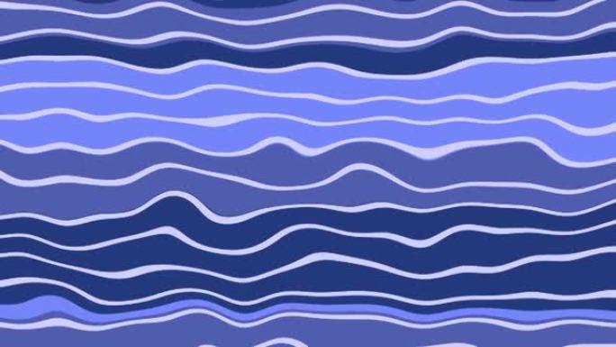 七彩波浪纹背景，波浪纹抽象背景股票视频