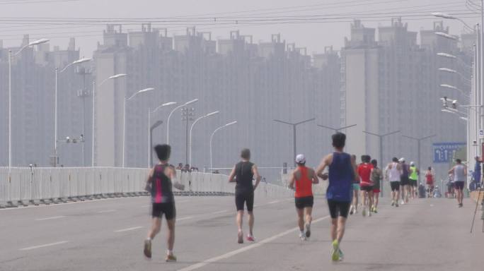 北京 通州 马拉松 马拉松赛跑 体育运动
