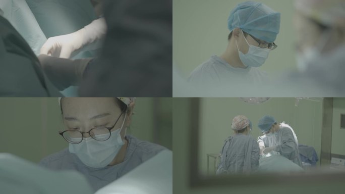 湖南省肿瘤医院手术中的医生和护士