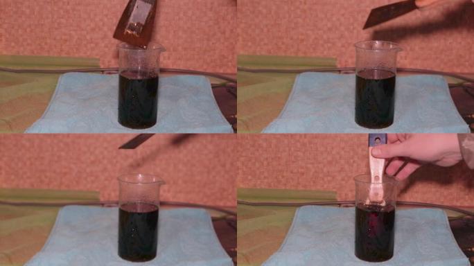 清洁铁锈金属氧化碳酸饮料溶液时间实验