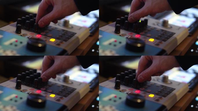 音乐家控制声卡接口-用于精确控制录音室设备、乐器和音频通道的调谐旋钮