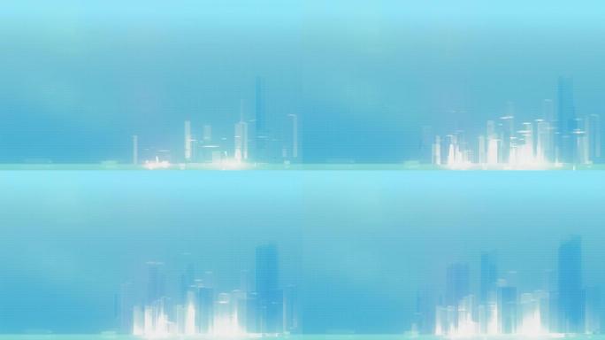数字城市背景数字城市背景智慧城市蓝色