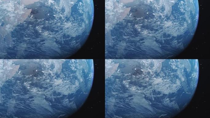 地球旋转CG动画运动图形