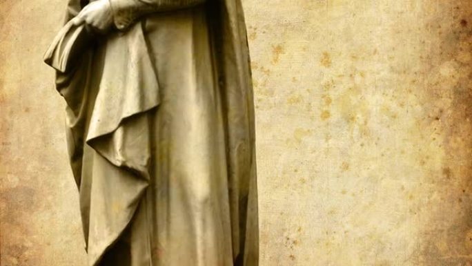 维罗纳的但丁雕像-旋转Sx
