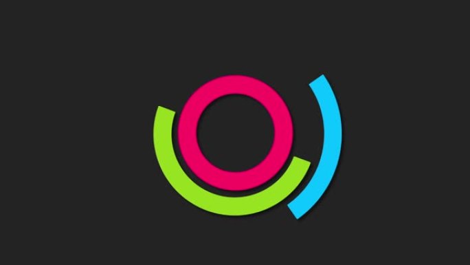 圆形进度图形动画