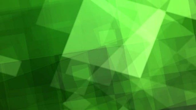 4k绿色抽象背景与正方形