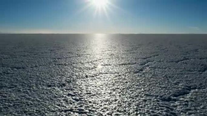 玻利维亚的Uyuni盐平面