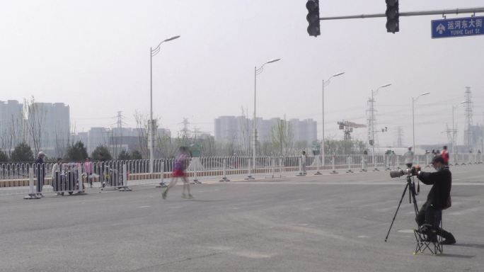 北京通州马拉松赛跑运动城市副中心健康北京