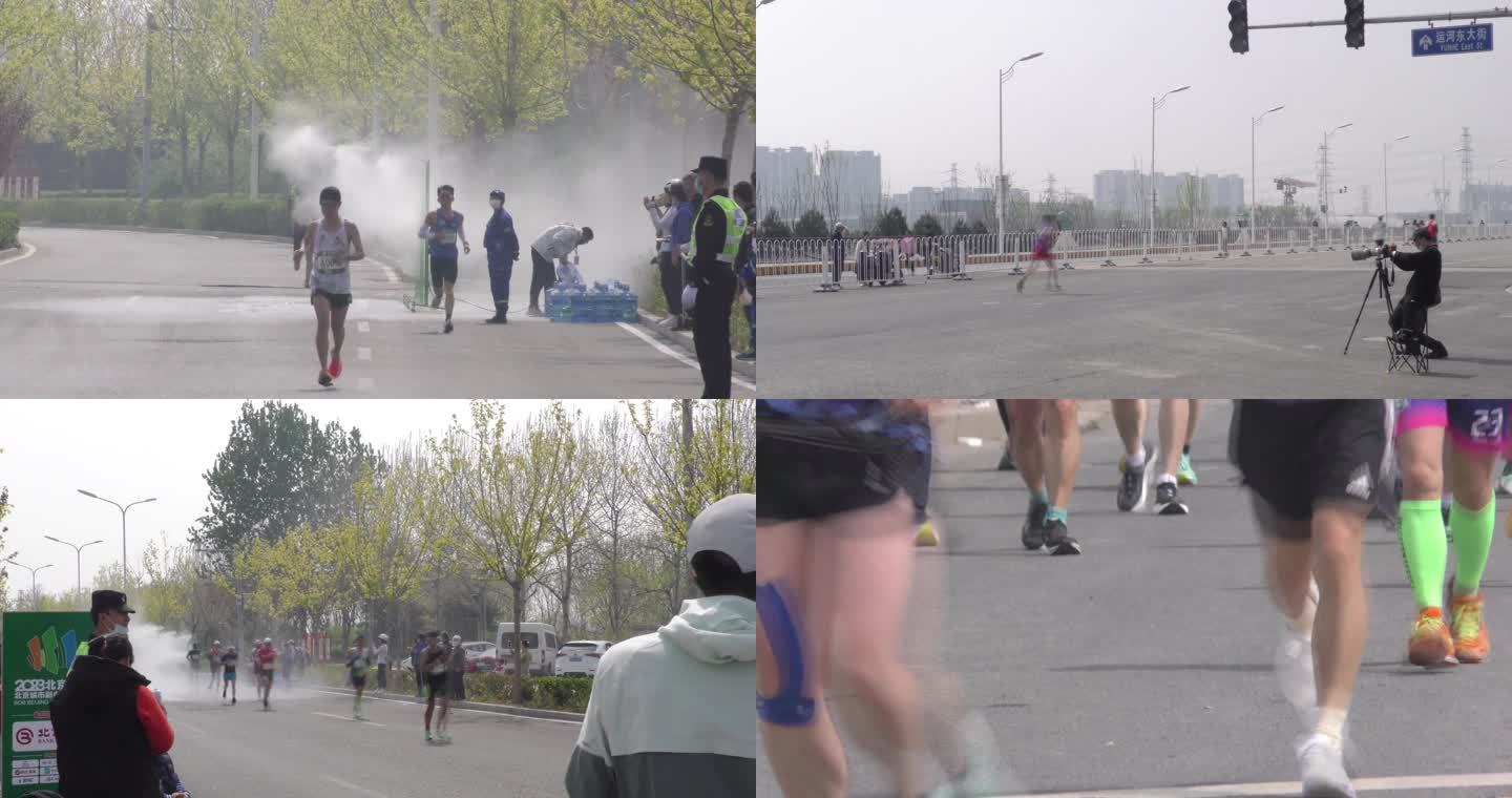 北京通州马拉松赛跑运动城市副中心健康北京