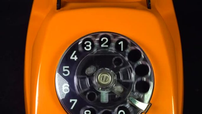 旧橙色电话