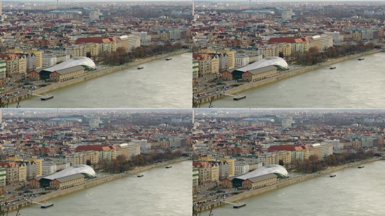 匈牙利布达佩斯的全景拍摄。