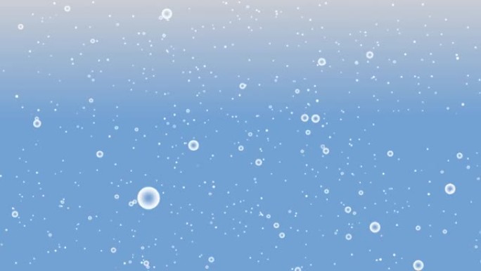 气泡碳酸背景粒子运动图形