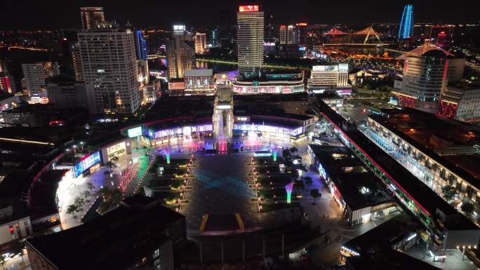 宁波 城市夜景 天一广场