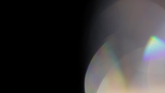 光泄漏项目的4k镜头，光学辉光透镜光斑bokeh过渡覆盖背景