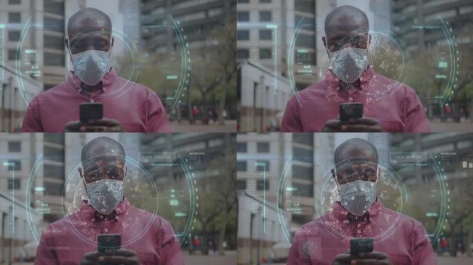 使用智能手机对戴着口罩的非裔美国人的新型冠状病毒肺炎细胞进行扫描