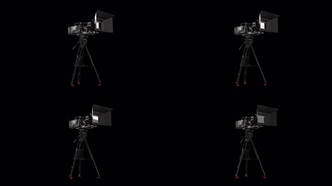 带阿尔法通道钻机的专业相机