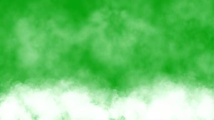 雾和烟绿屏运动图形