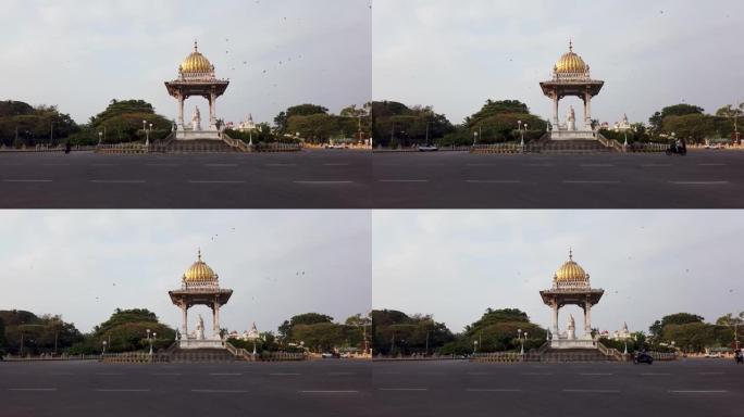 Maharaja Memorial是Mysuru cityscape的众多著名古迹之一，它是以4k分