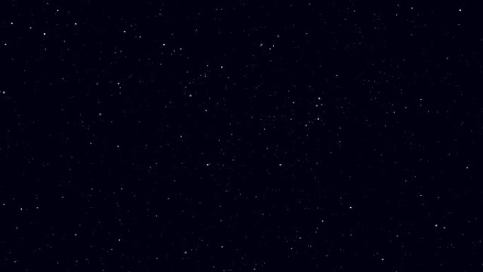 太空中移动的星星。飞星背景。视频。Mp4。二十秒。