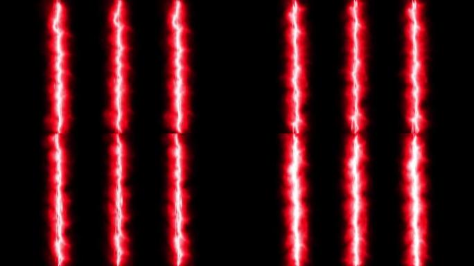 红色发光棒电动动画运动图形