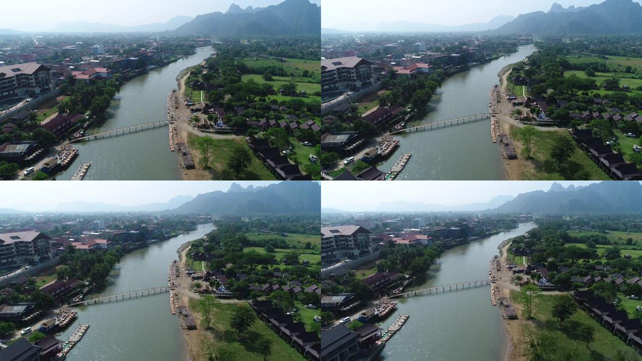 老挝万维市从天而降