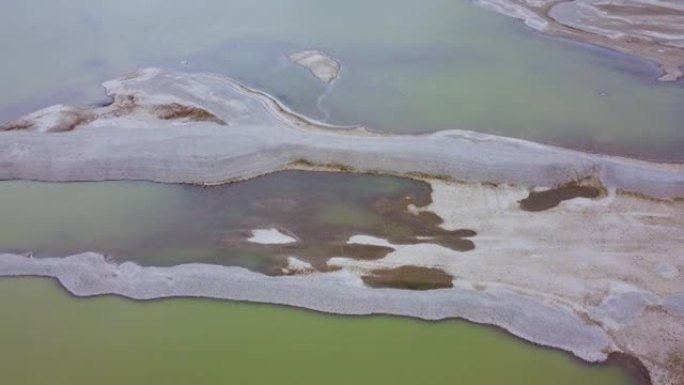 Forggensee at low water，Schwangau，ostallg ä u，巴伐利亚