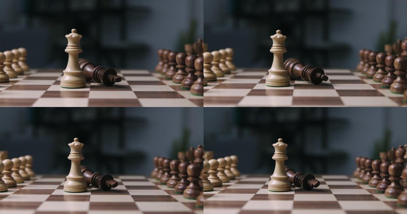 国际象棋游戏: 黑王被选中