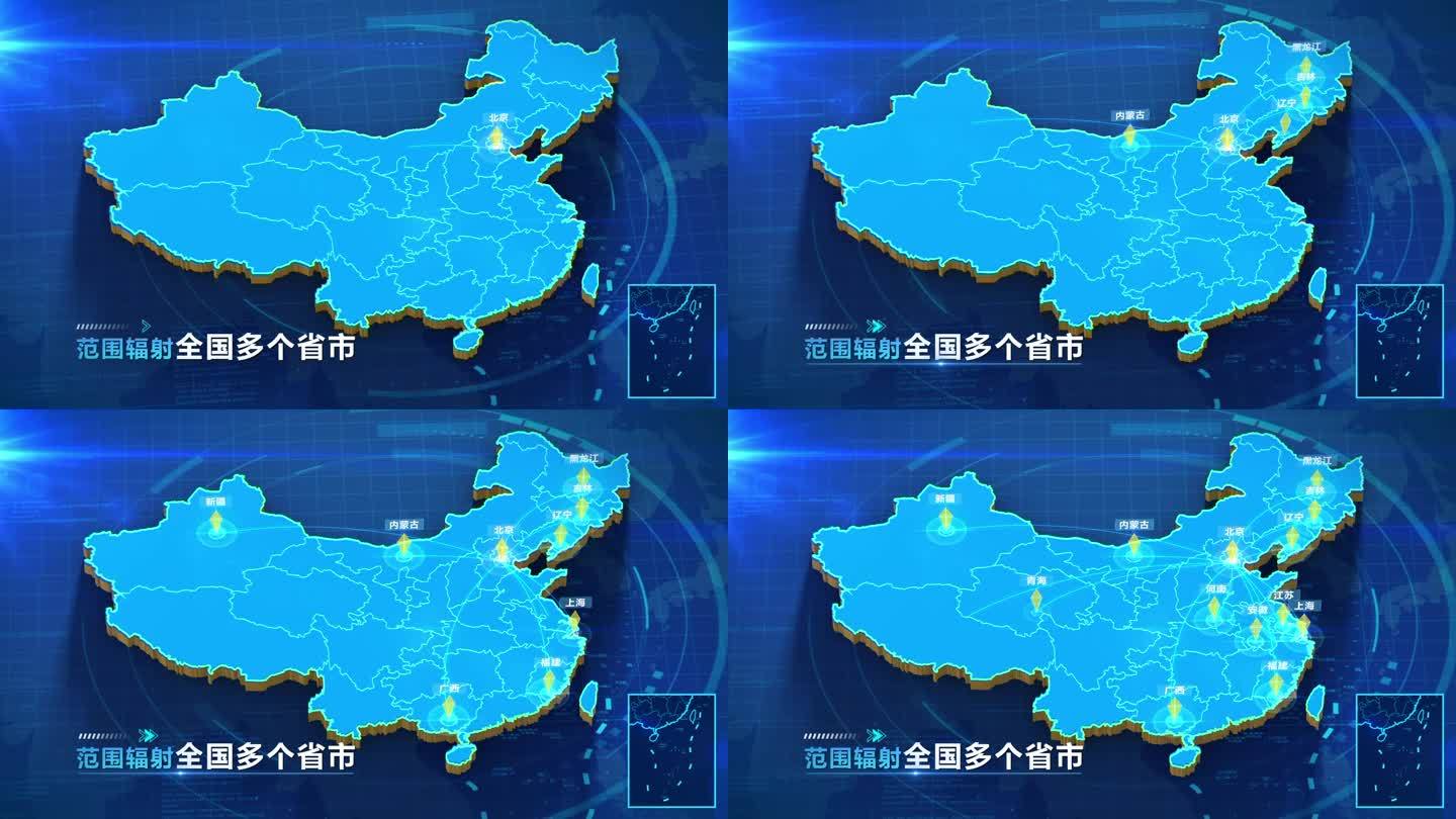 简洁中国科技E3D地图