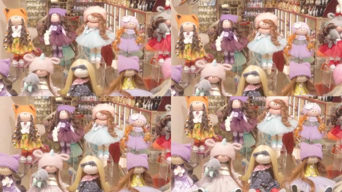 玩具娃娃店礼品纪念品市场手工制作