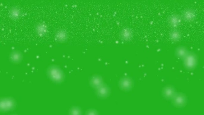 暴风雪绿色屏幕运动图形