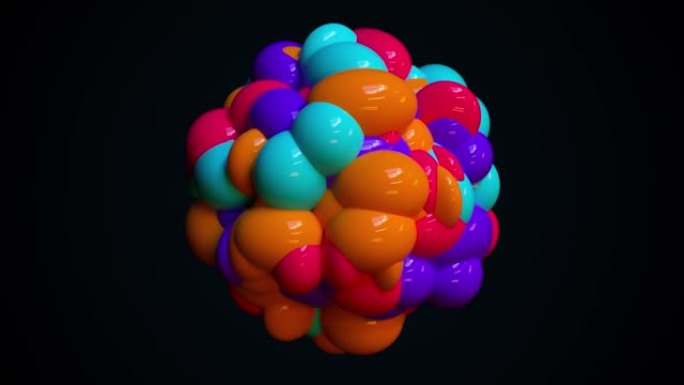 纹理变化的抽象球