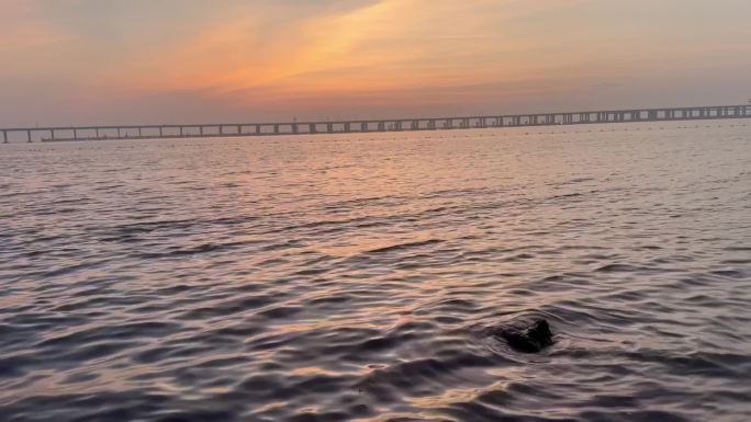 海天一色夕阳无限好，绝美海边美景