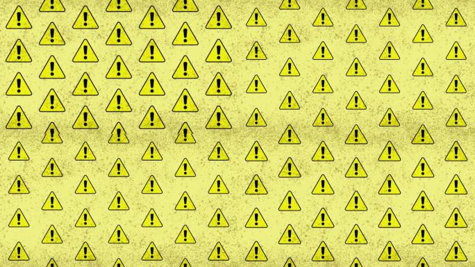 小心危险的黄色路障胶带背景框架