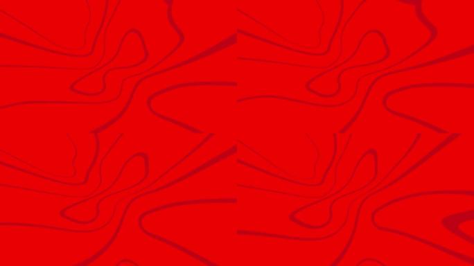 抽象几何内联背景红色