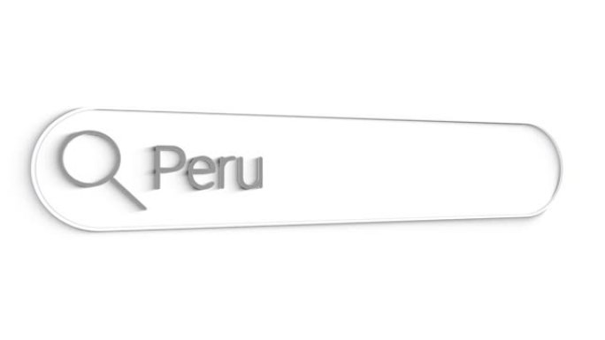 秘鲁搜索栏关闭单行键入文本框布局网络数据库浏览器引擎概念。