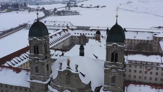 艾因西德伦的修道院鸟瞰图