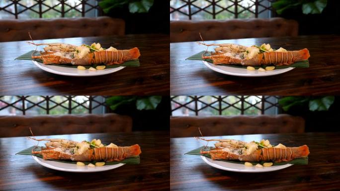 高级餐厅-豪华新鲜海鲜，美味龙虾