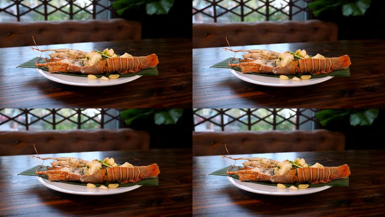 高级餐厅-豪华新鲜海鲜，美味龙虾