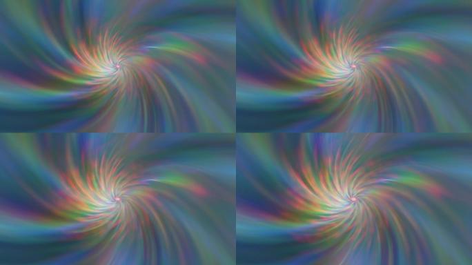 旋转彩虹射线的抽象渐变。