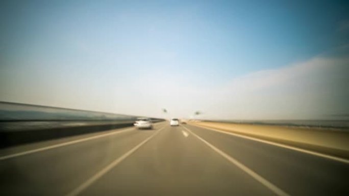 大阪延时行驶时的道路视图