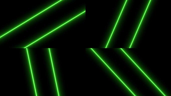 绿色发光棒电动动画运动图形